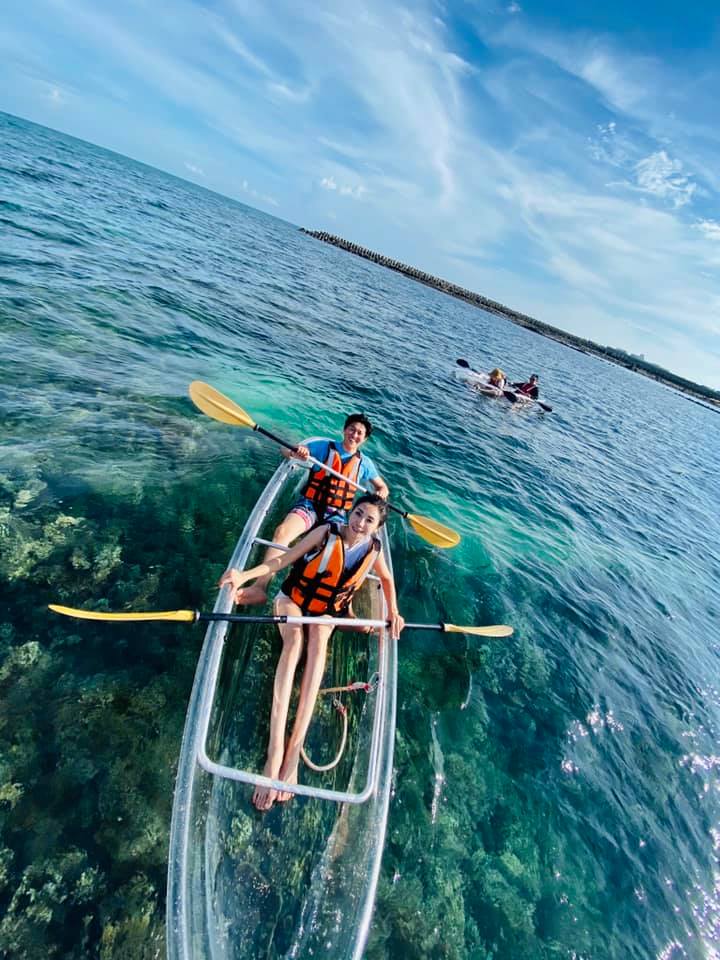 澎湖旅遊-透明獨木舟